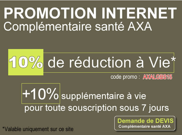 Reduction santé AXA