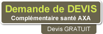 Demande de DEVIS - Complémentaire santé AXA - Devis GRATUIT